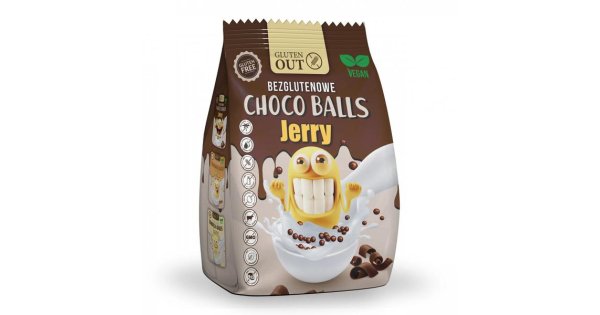 Gluten out choco balls jerry 375 g