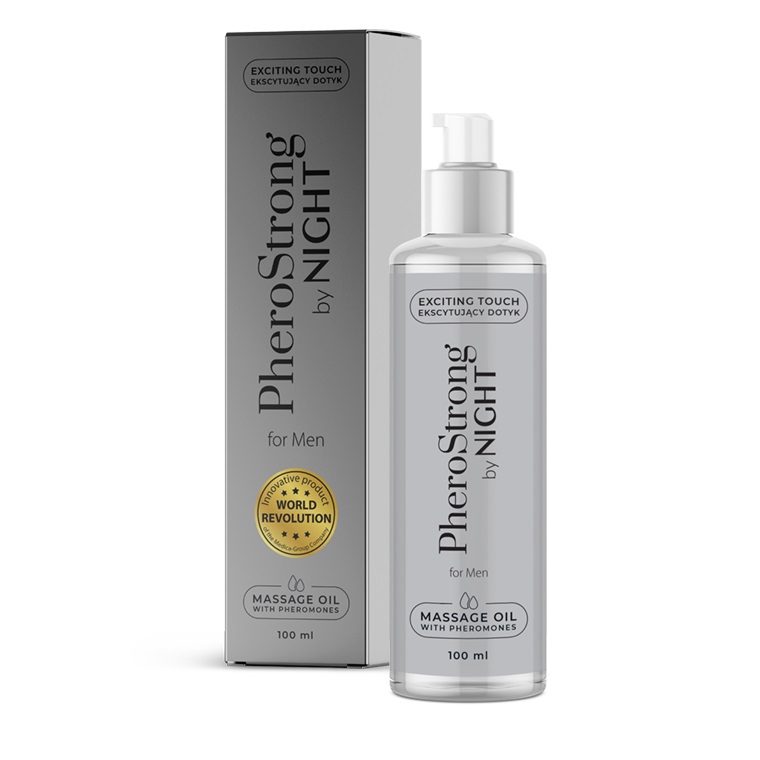 PheroStrong Pheromone By Night for Men Olio da Massaggio 100 St