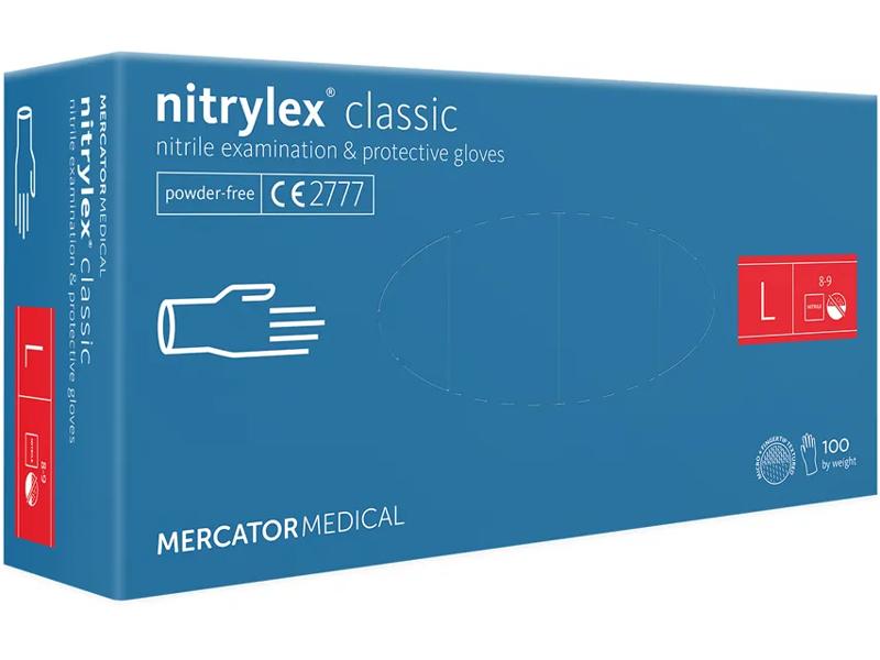Nitrylex Classic Guanti Nitrile Senza Polvere Taglia L Colore Blu — confronto prezzi