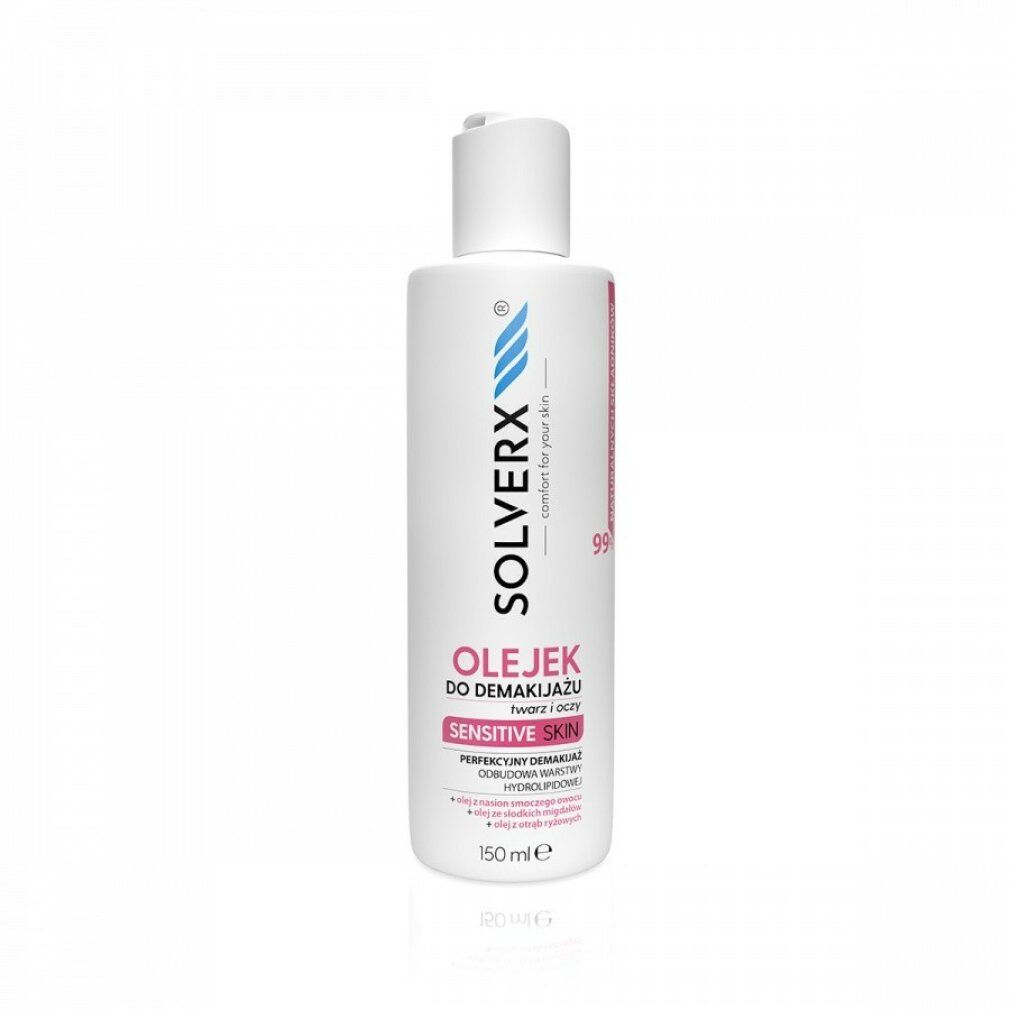 solverx Olio struccante viso e occhi per pelli sensibili 0,15 l