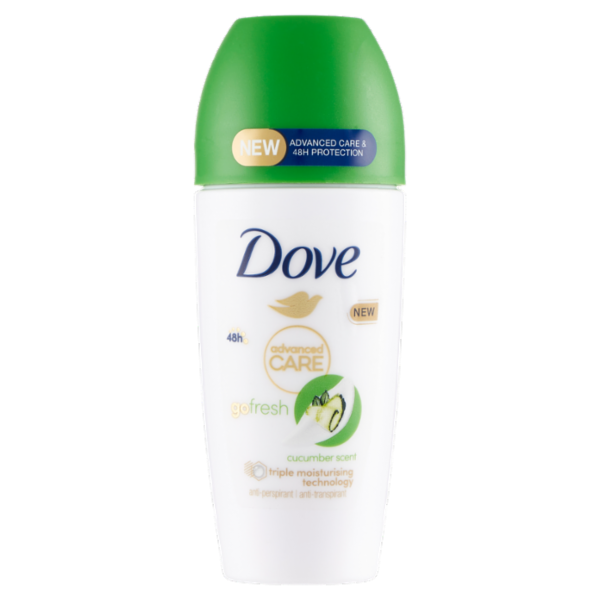DOVE - Advanced Care Go Fresh Cucumber - Deodorante Roll-On 50 ml — confronto prezzi