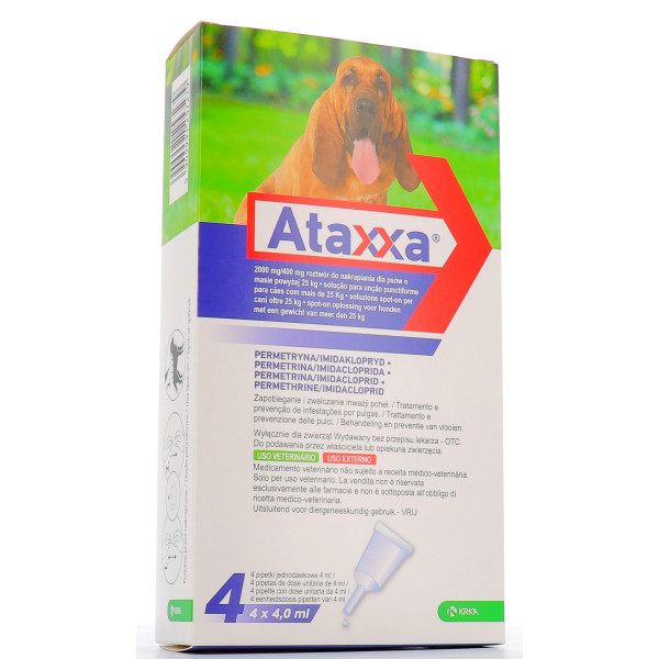 Ataxxa Spot On 4Pip 4Ml 25Kg