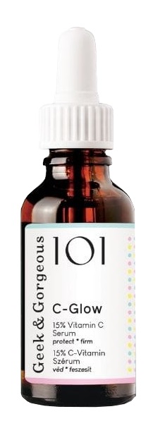 Geek & Gorgeous C-Glow, Siero Viso 15% Vitamina C 30 ml
