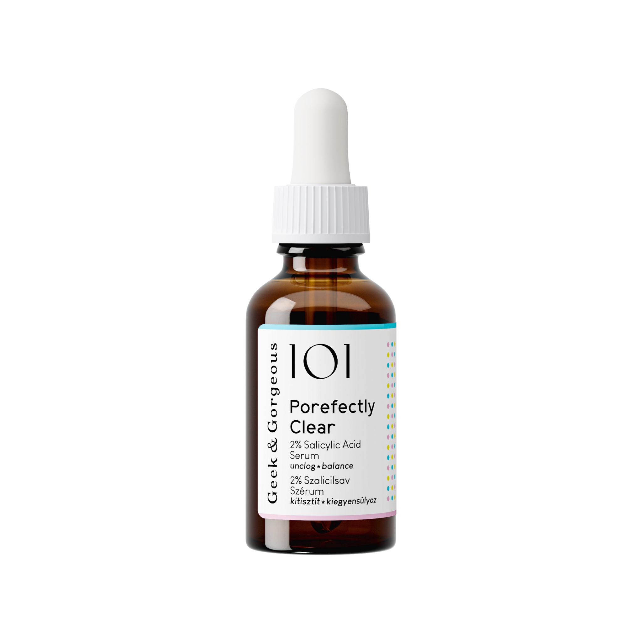 Geek & Gorgeous Porefectly Clear Serum con acido salicilico al 2% 30 ml Siero