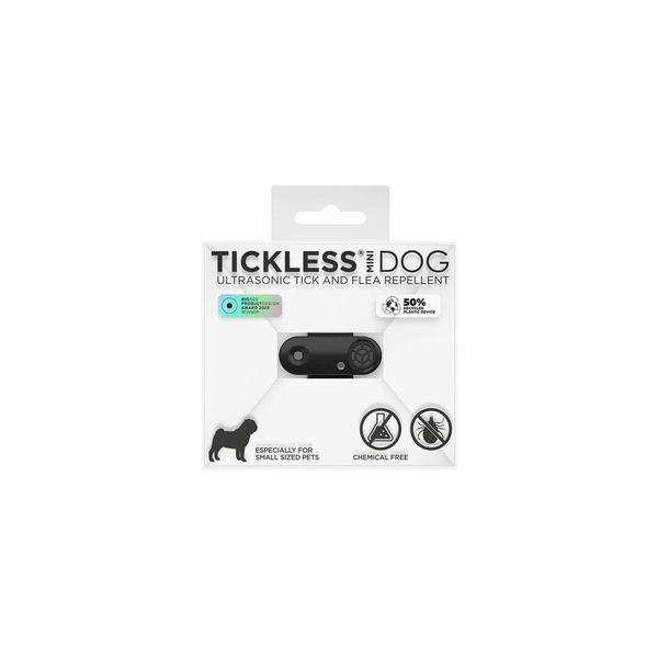 Tickless Mini Dog Repellente Ultrasuoni Per Cani Taglia Piccola Black