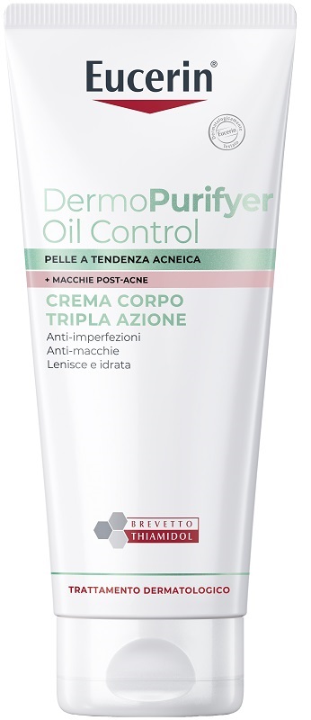 Eucerin Dermopurifyer Oil Control Crema Corpo Tripla Azione Per Aree Localizzate 200ml — confronto prezzi