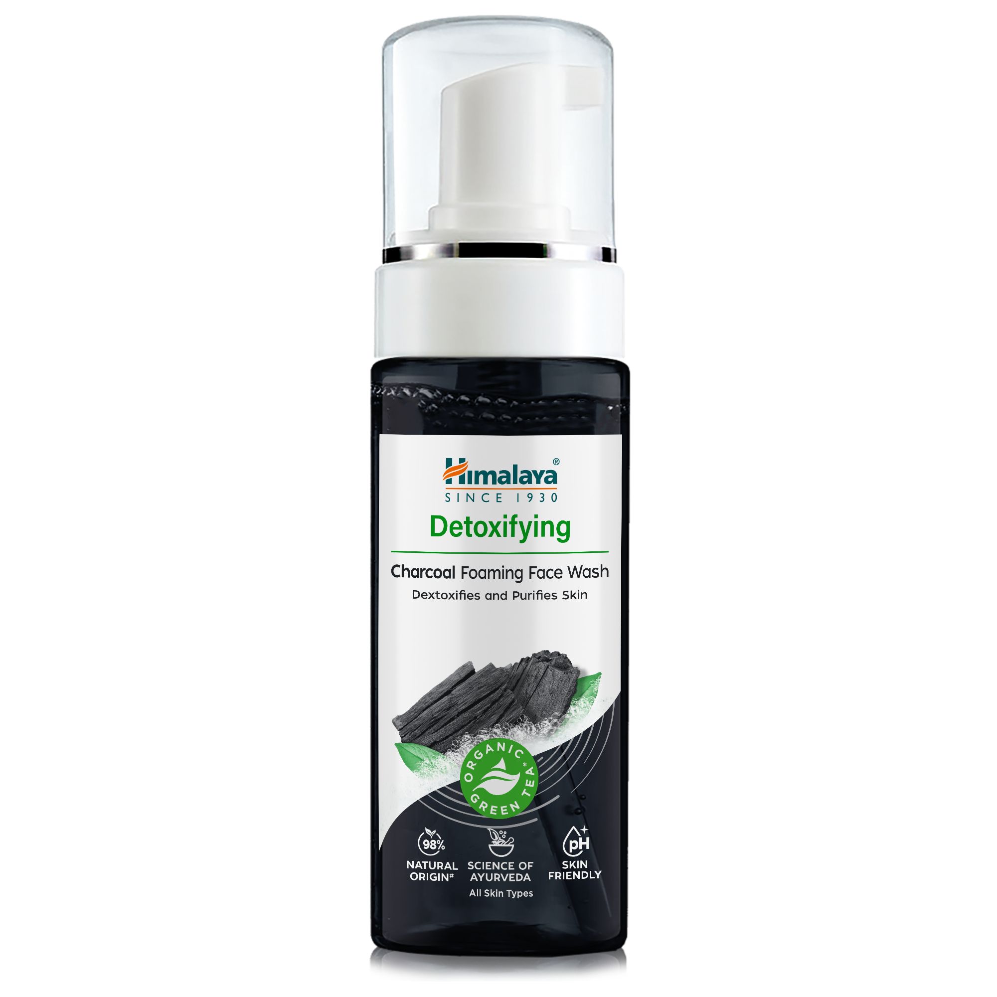 HIMALAYA MOUSSE DETERGENTE VISO DETOX AL CARBONE ATTIVO 150 ml