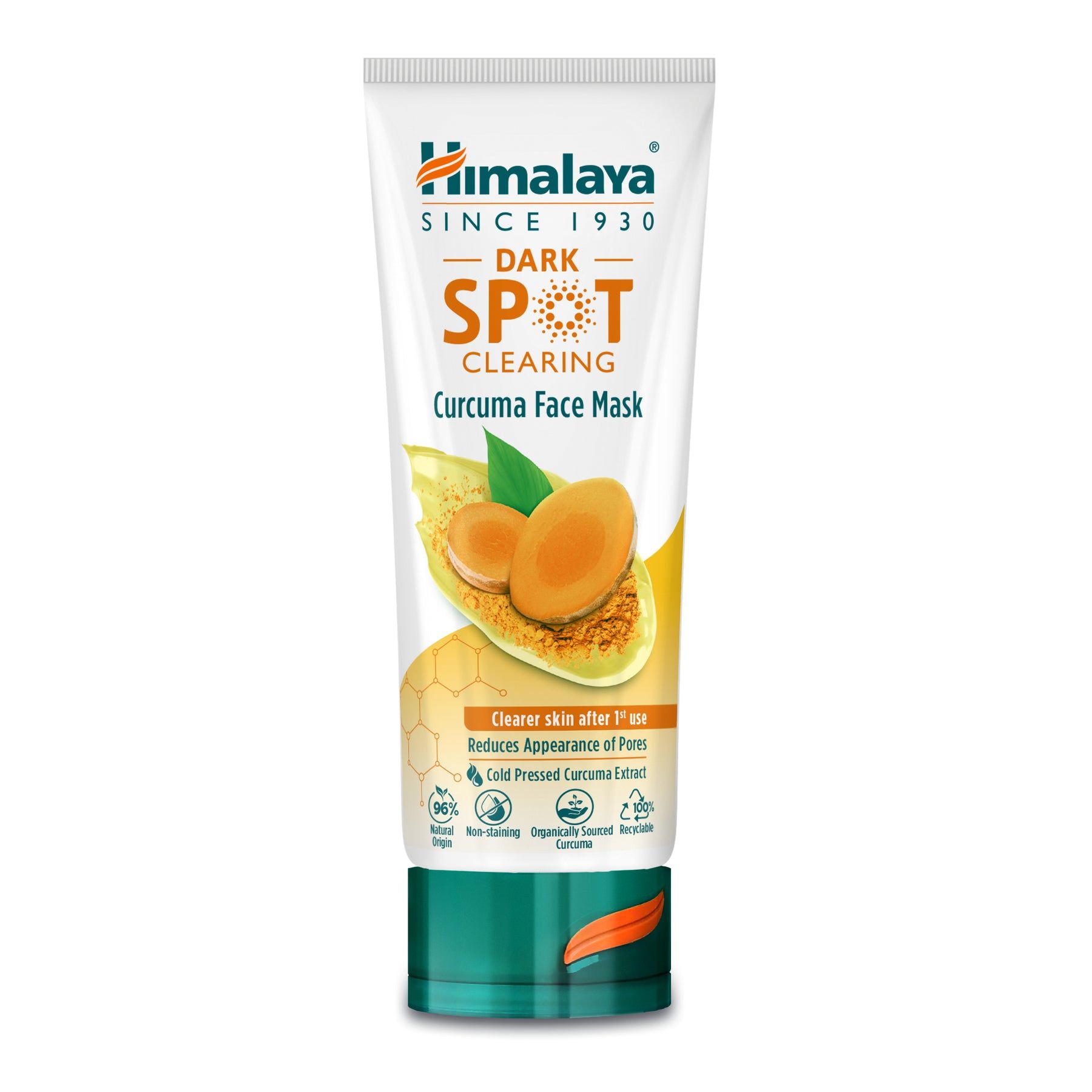 Himalaya Maschera viso alla curcuma per schiarire le macchie scure 75 ml
