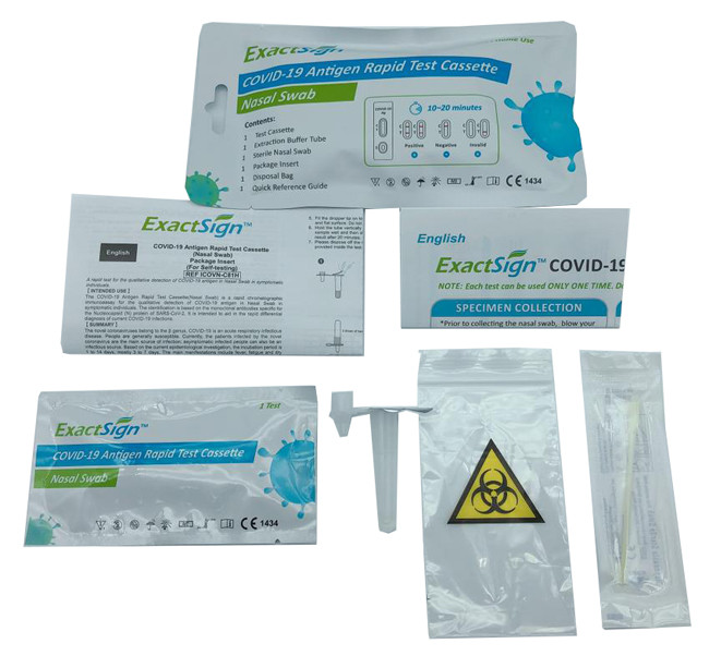 Exactsign self test rap nasale — confronto prezzi