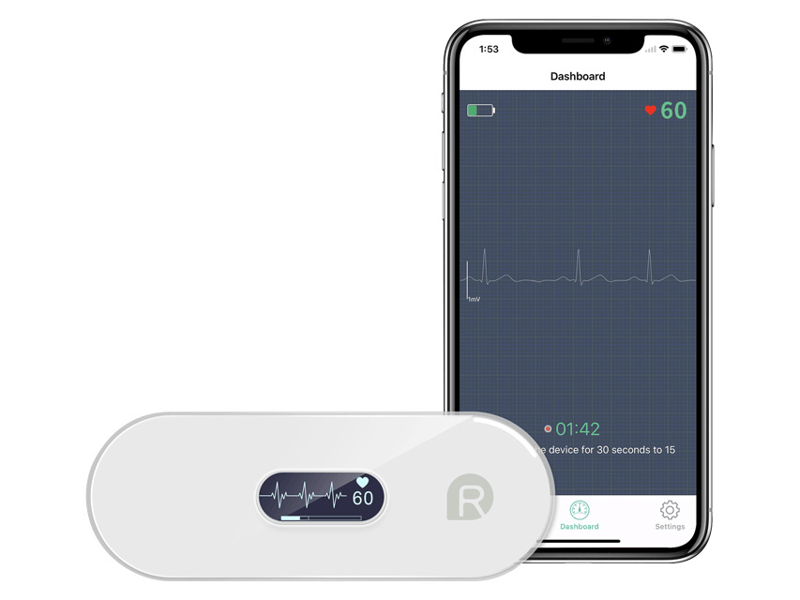Gima Monitor ECG Portatile DuoEK S Controllo del Ritmo Cardiaco