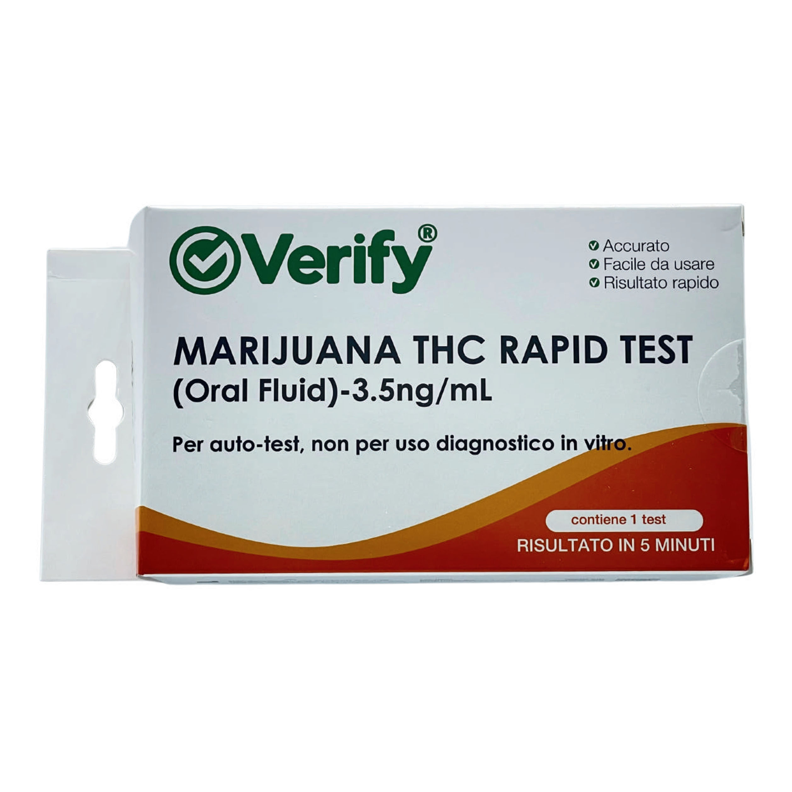 Test rapido verify marijuana thc rilevazione qualitativa thc nel fluido orale umano — confronto prezzi