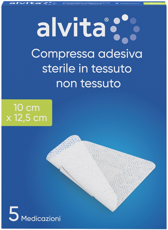 Alvita Garza Adesiva Tessuto Non Tessuto 10 x 12,5 cm 5 Pezzi — confronto prezzi