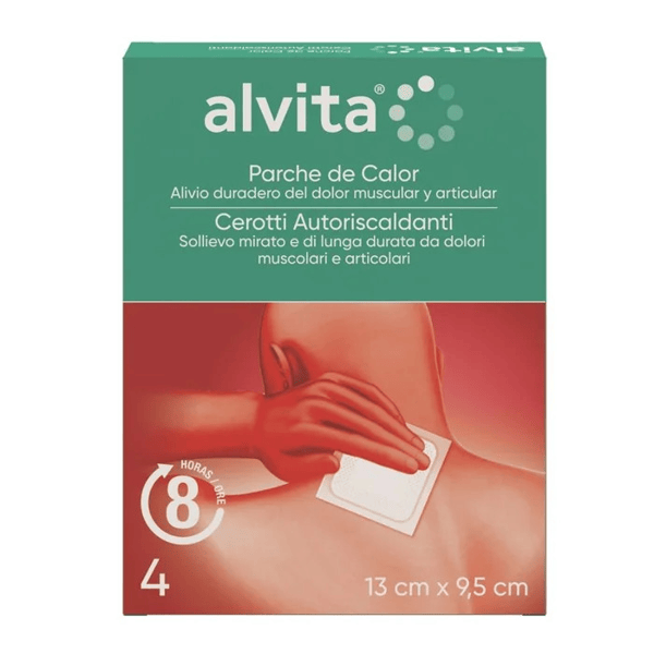 Alvita Cerotto Autoriscaldante Per Dolori Articolari 4 Pezzi