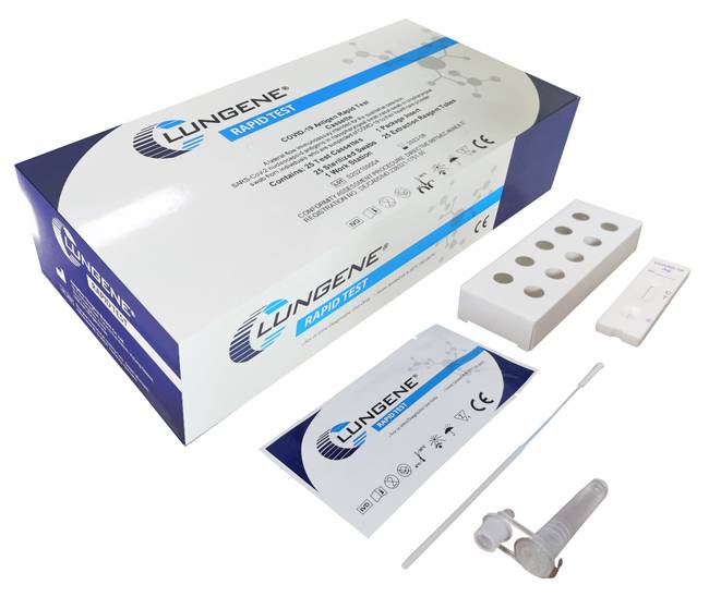 25 TAMPONI CLUNGENE TEST ANTIGENICO RAPIDO TAMPONE COVID-19 — confronto prezzi