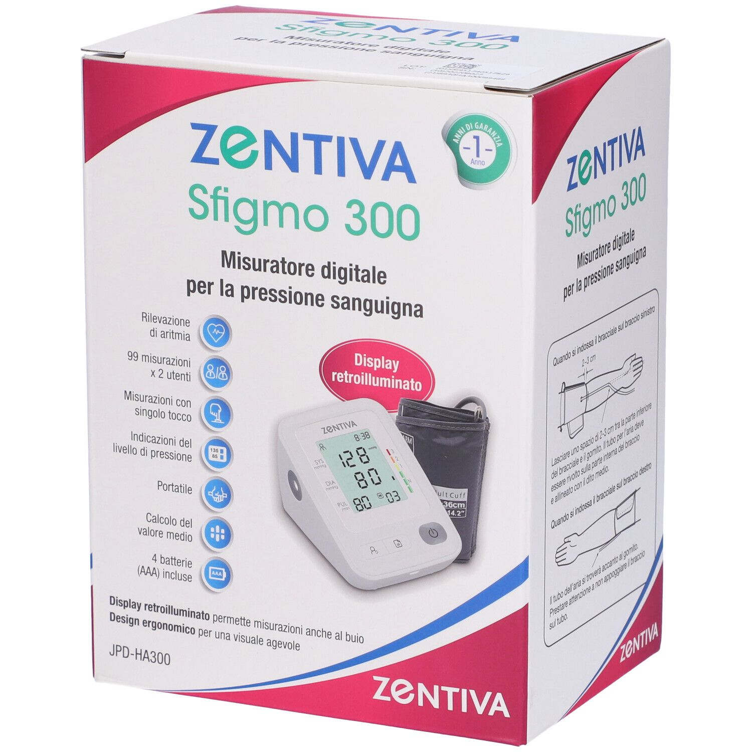ZENTIVA Sfigmo 300 1 pz Altro — confronto prezzi