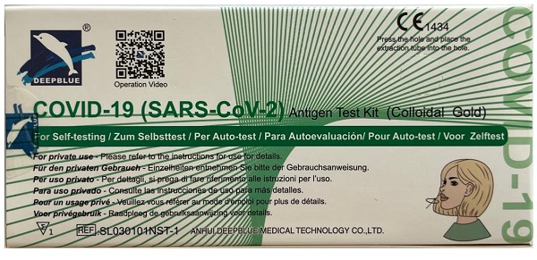 DEEPBLUE COVID19 AG SELFTEST — confronto prezzi