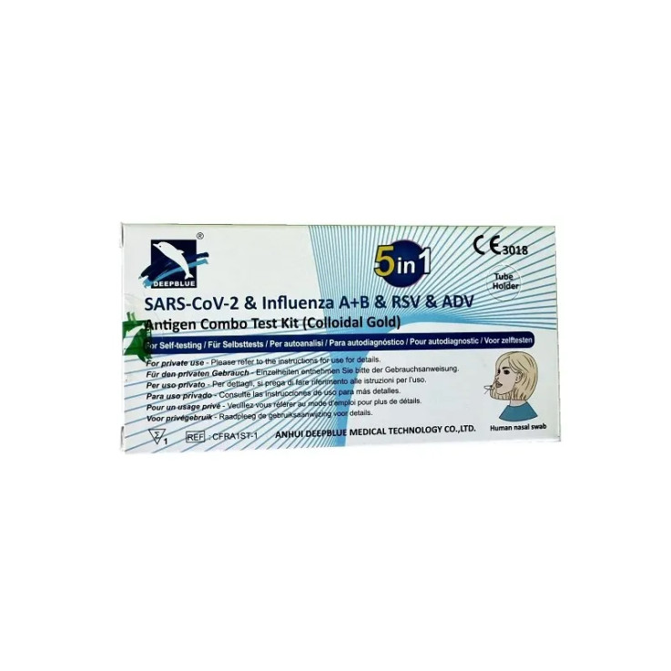 Deepblue Test Antigenico Rapido Sars-cov2 Influenza A+b Vrs Adv 1 Pezzo — confronto prezzi