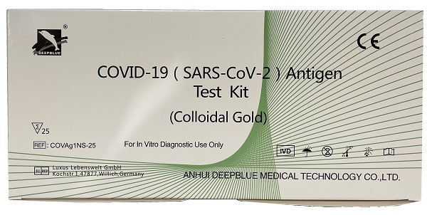 test antigenico rapido covid-19 deepblue determinazione qualitativa antigeni sars-cov-2 in tamponi nasofaringei/orofaringei mediante immunocromatograf — confronto prezzi