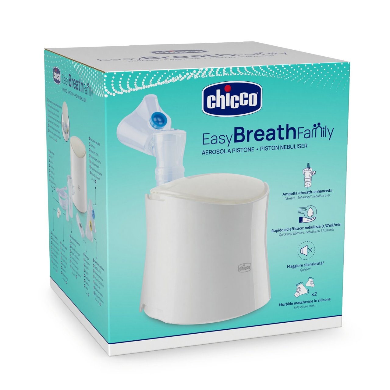 Chicco Easy Breath Family Aerosol a pistone per la tosse di tutta la famiglia, 1 pezzo — confronto prezzi