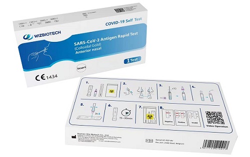 Test antigenico rapido covid-19 wizbiotech autodiagnostico rilevazione qualitativa antigene sars-cov-2 in tamponi nasali — confronto prezzi
