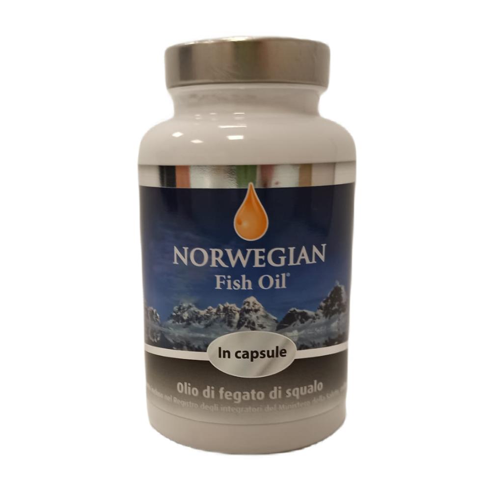 Norwegian Fish Oil Olio di fegato di squalo Integratore per le difese immunitarie, 120 capsule