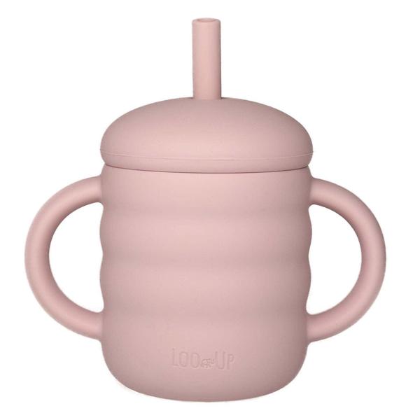 J Bimbi B Free Sippi Prima Tazza Con Beccuccioin Silicone 6m+ Colore Rosa 240ml