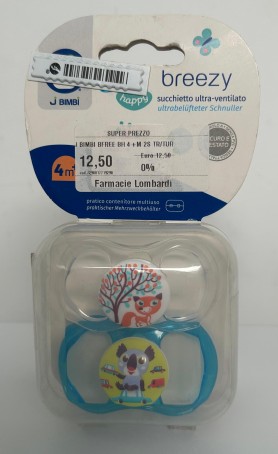 J BIMBI BFREE BREZY Succhietto Ultra-Ventilato 4+Mesi 2pz