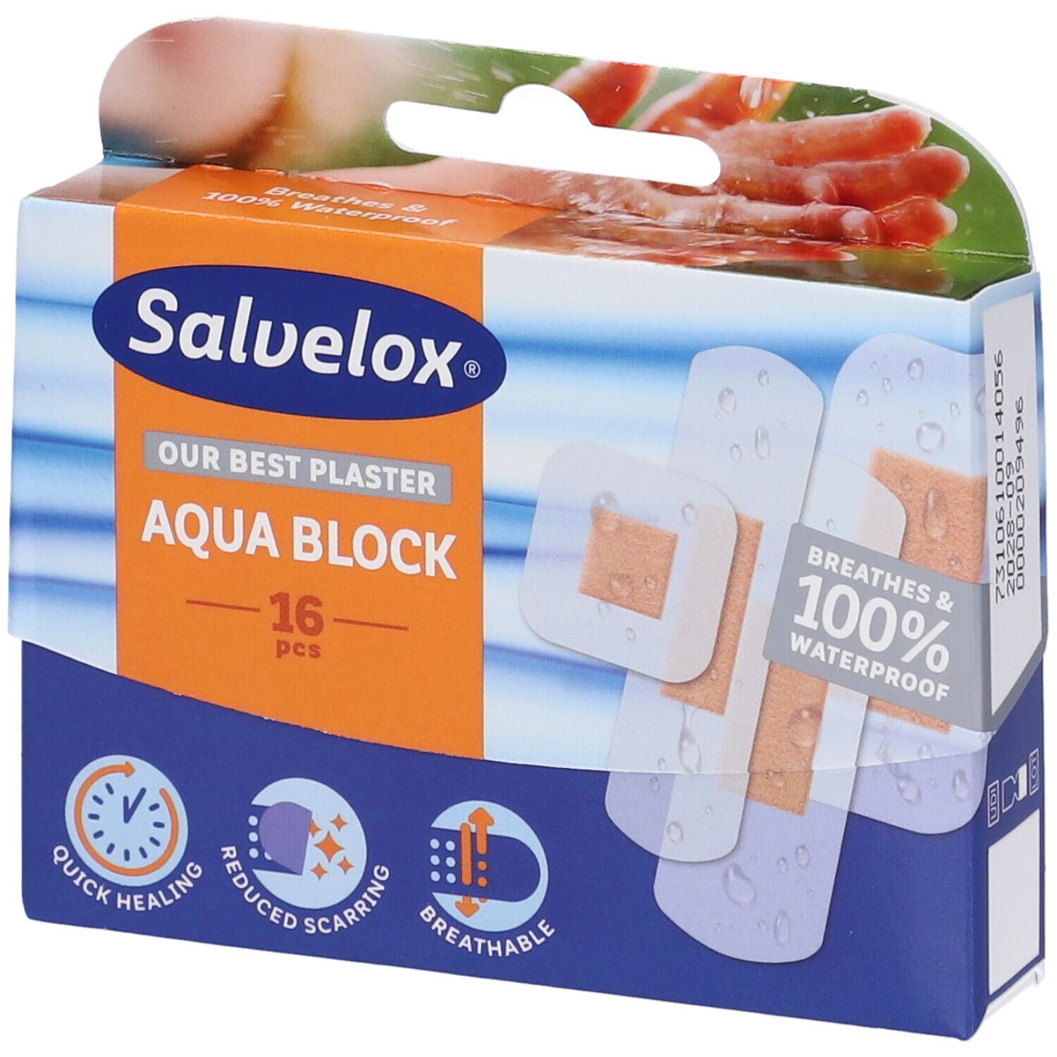 Salvelox Aqua Block Cerotti Misti 16 pz Cerotto