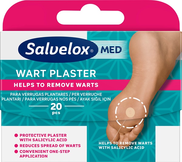 Salvelox Med Wart Plaster Cerotti per Verruche Plantari 20 pz Cerotto