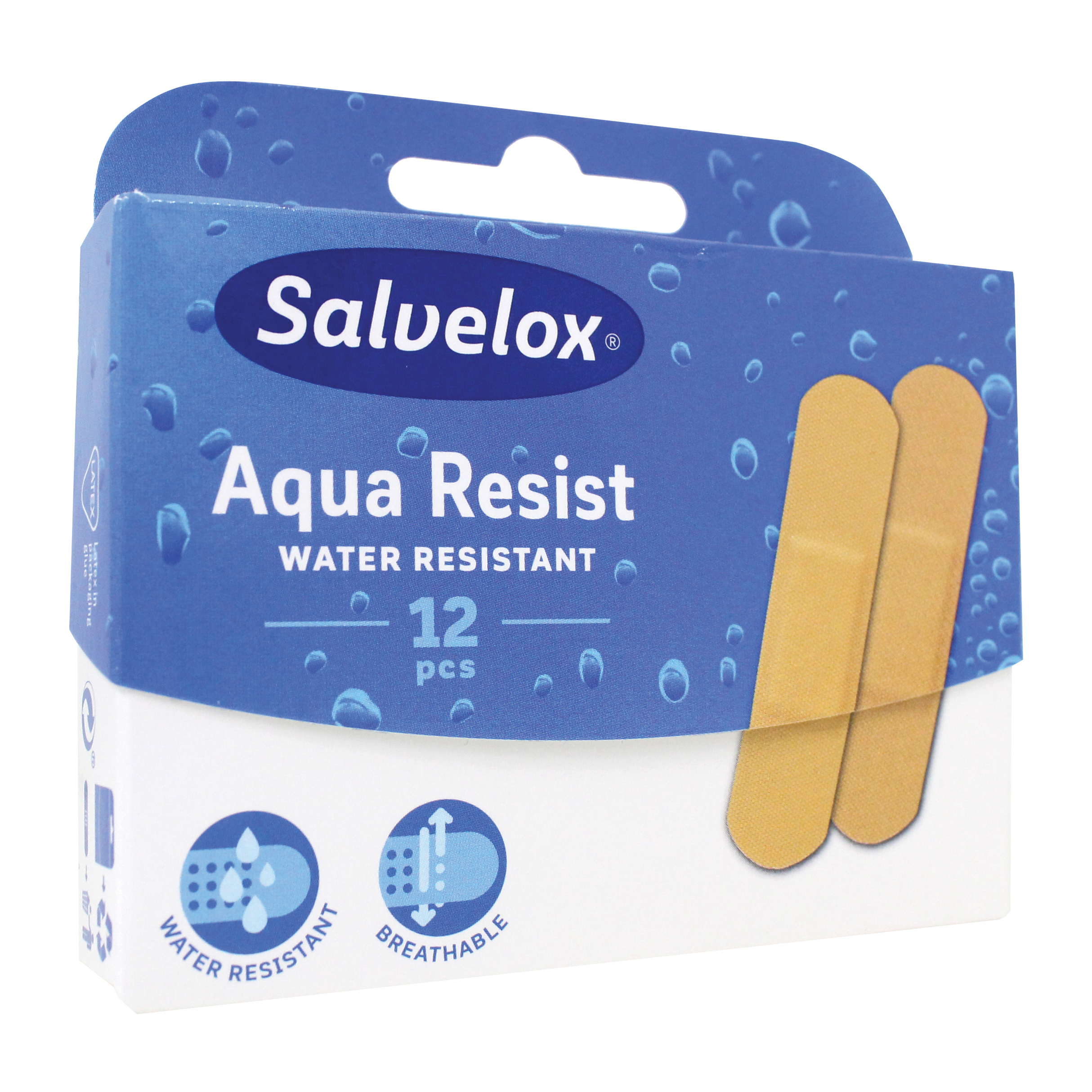 Cerotto aqua resist salvelox 12 pezzi