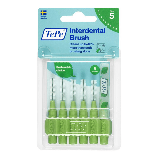TePe Original Verde Scovolino Per Pulizia Interdentale Misura ISO 5 filo 0,8 mm 6 Pezzi — confronto prezzi