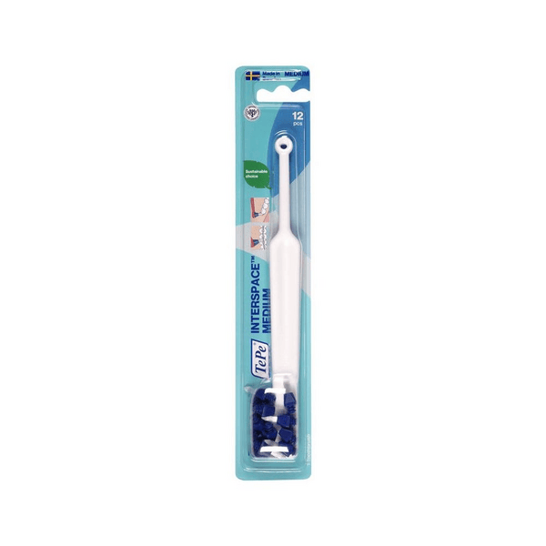 TePe Interspace Medium 1 Manico + 12 Ciuffi Blu — confronto prezzi