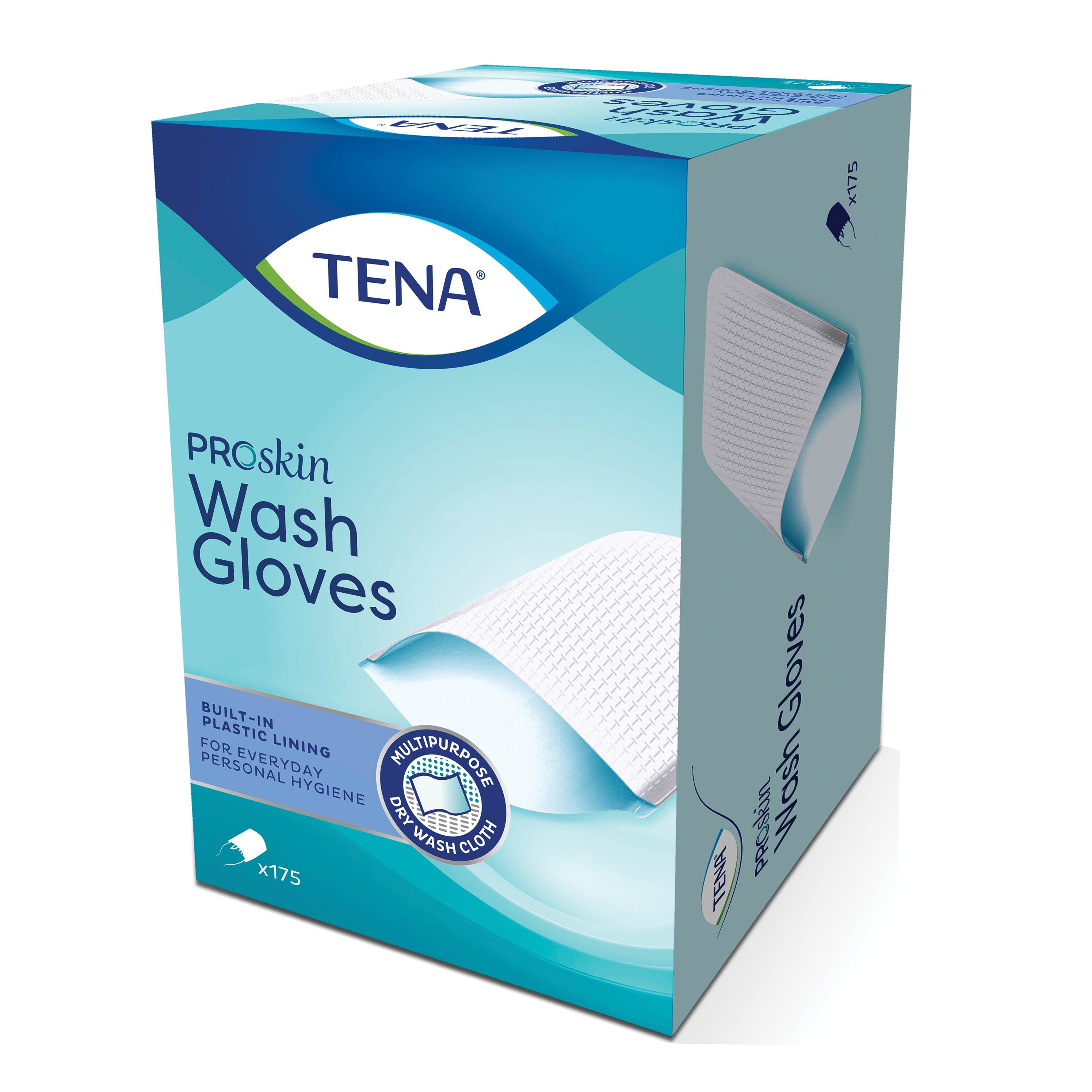 Wash Gloves, manopola asciutta con barriera 175 pz Guanti