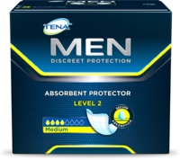 Pannolone sagomato maschile tena men livello 2 20 pezzi