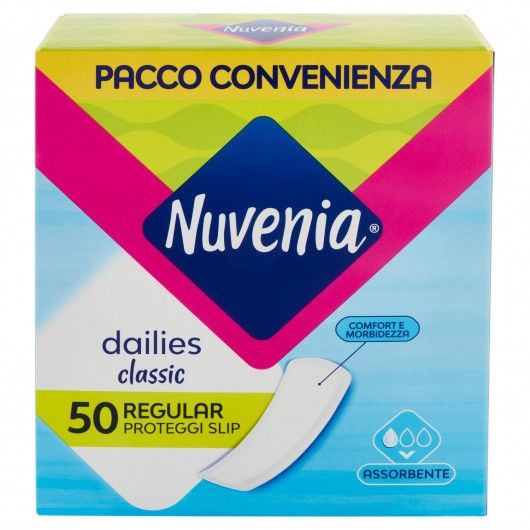 Nuvenia Dailies Classic Regular Proteggi Slip 50 Pezzi — confronto prezzi