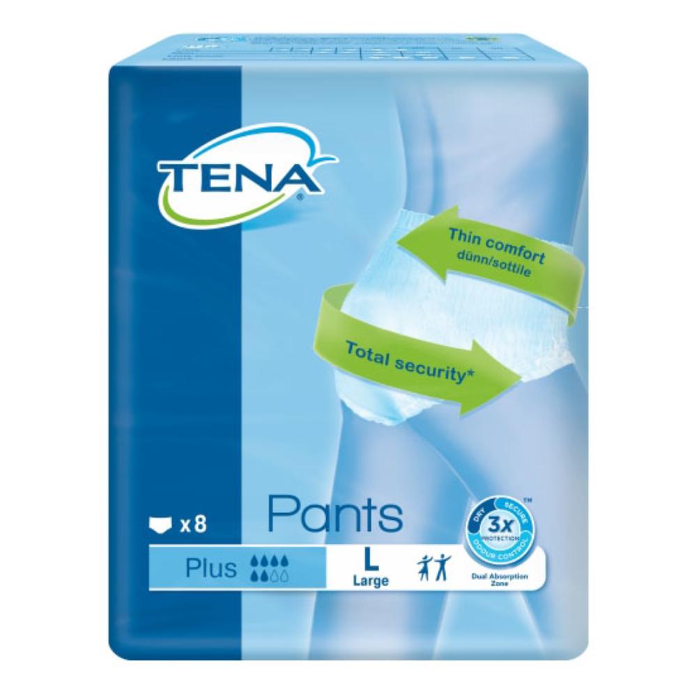 Tena Pants Plus Mutandine Assorbenti Per Incontinenza Taglia L 8 Pezzi