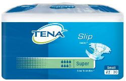 TENA Slip Super S Pannoloni Incontinenza 30 Pezzi