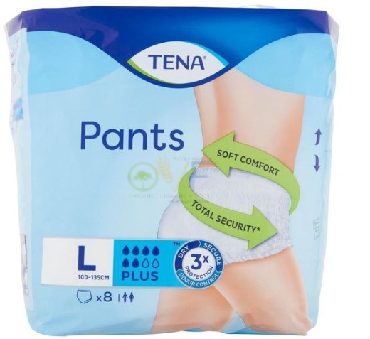Pannolone pull-up tena pants plus taglia large 8 pezzi — confronto prezzi