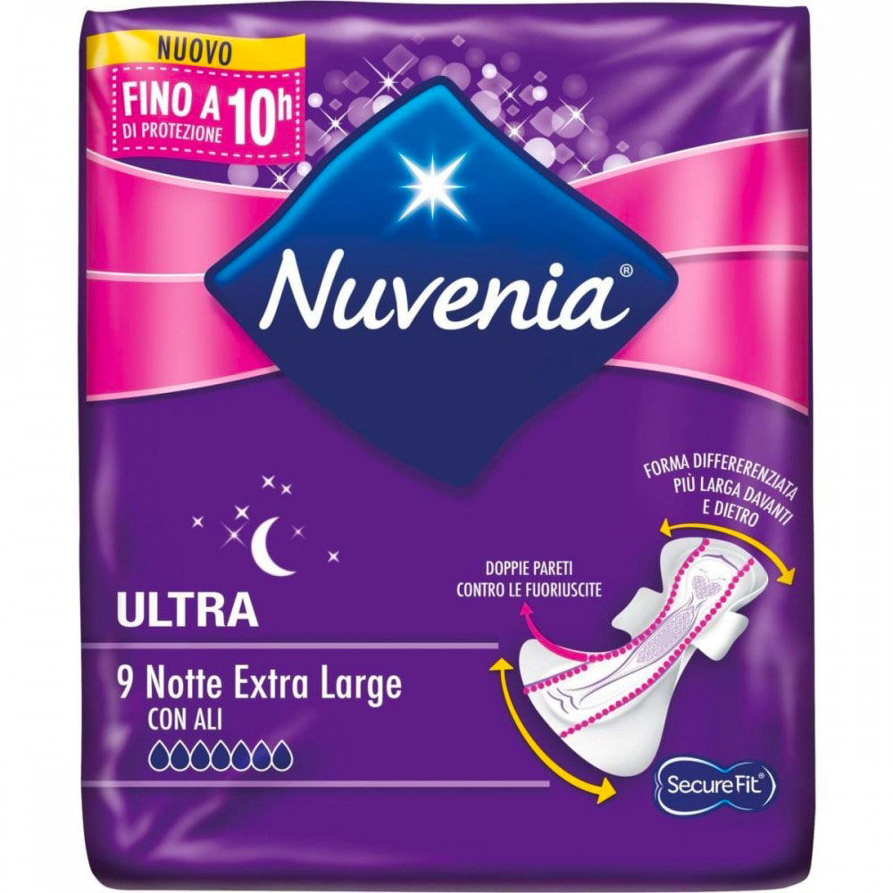 Nuvenia Goodnight Ultra X-large+ Con Ali 9 Pezzi — confronto prezzi