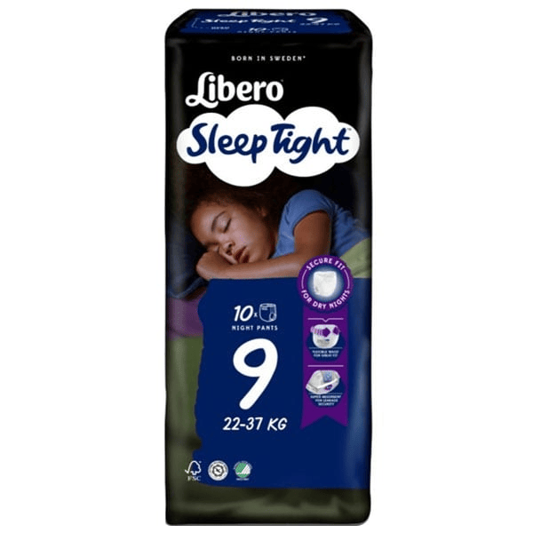 Libero Pannolini Notte Sleeptight 9 22 - 37 Kg 10 Pannolini — confronto prezzi
