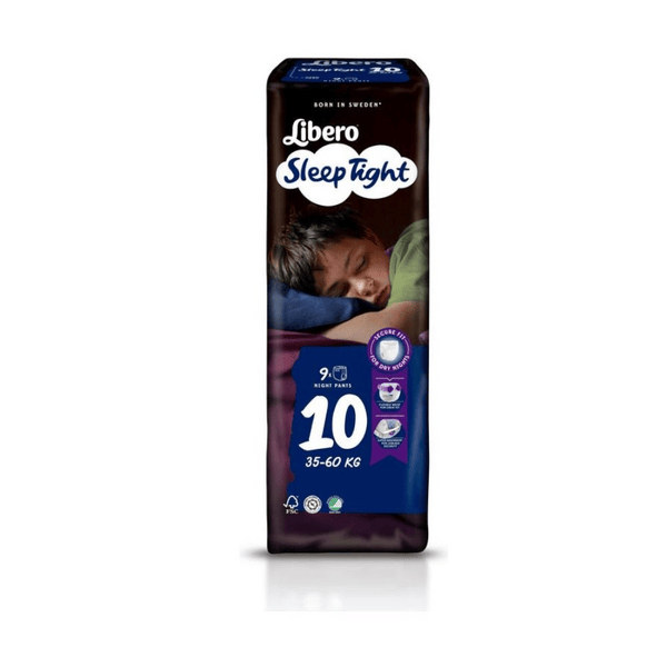 Libero Pannolini Notte Sleeptight 10 35 - 60 Kg 9 Pannolini
