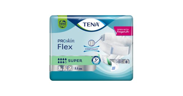 Pannolone per incontinenza tena flex super extralarge 30 pezzi