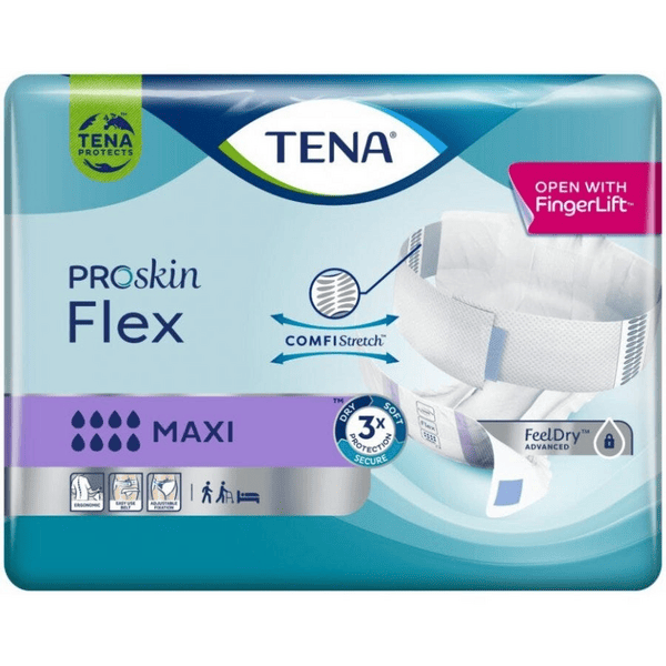 Tena Flex Maxi Pannolini Taglia XL 21 Pezzi
