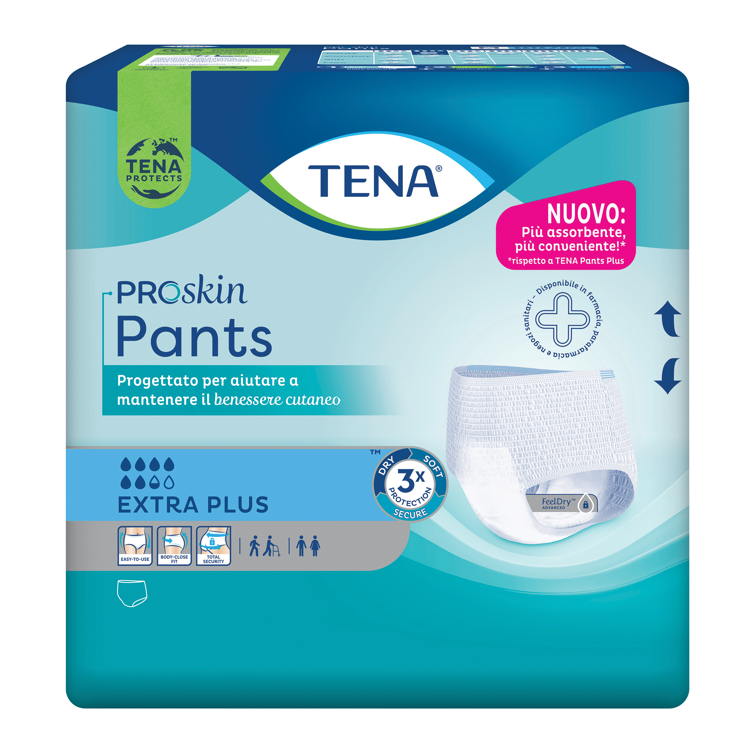 Pannolone per incontinenza tena pants plus extraplus extra large 12 pezzi — confronto prezzi