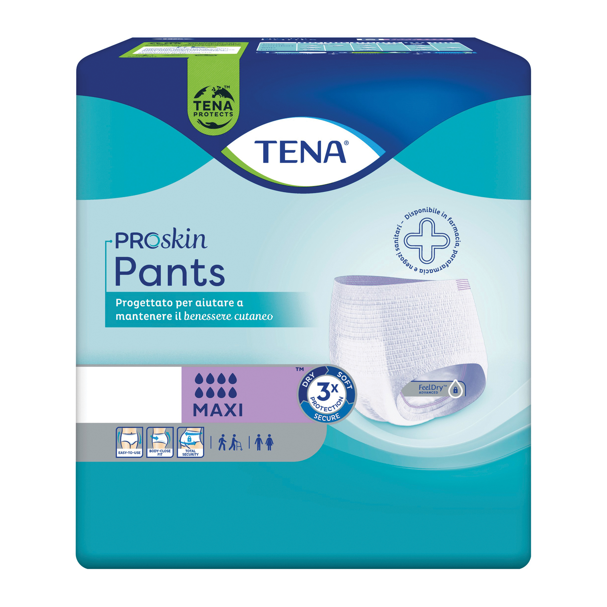 Tena Pants Maxi Pannoloni Mutandine Assorbenti Taglia Small 10 Pezzi