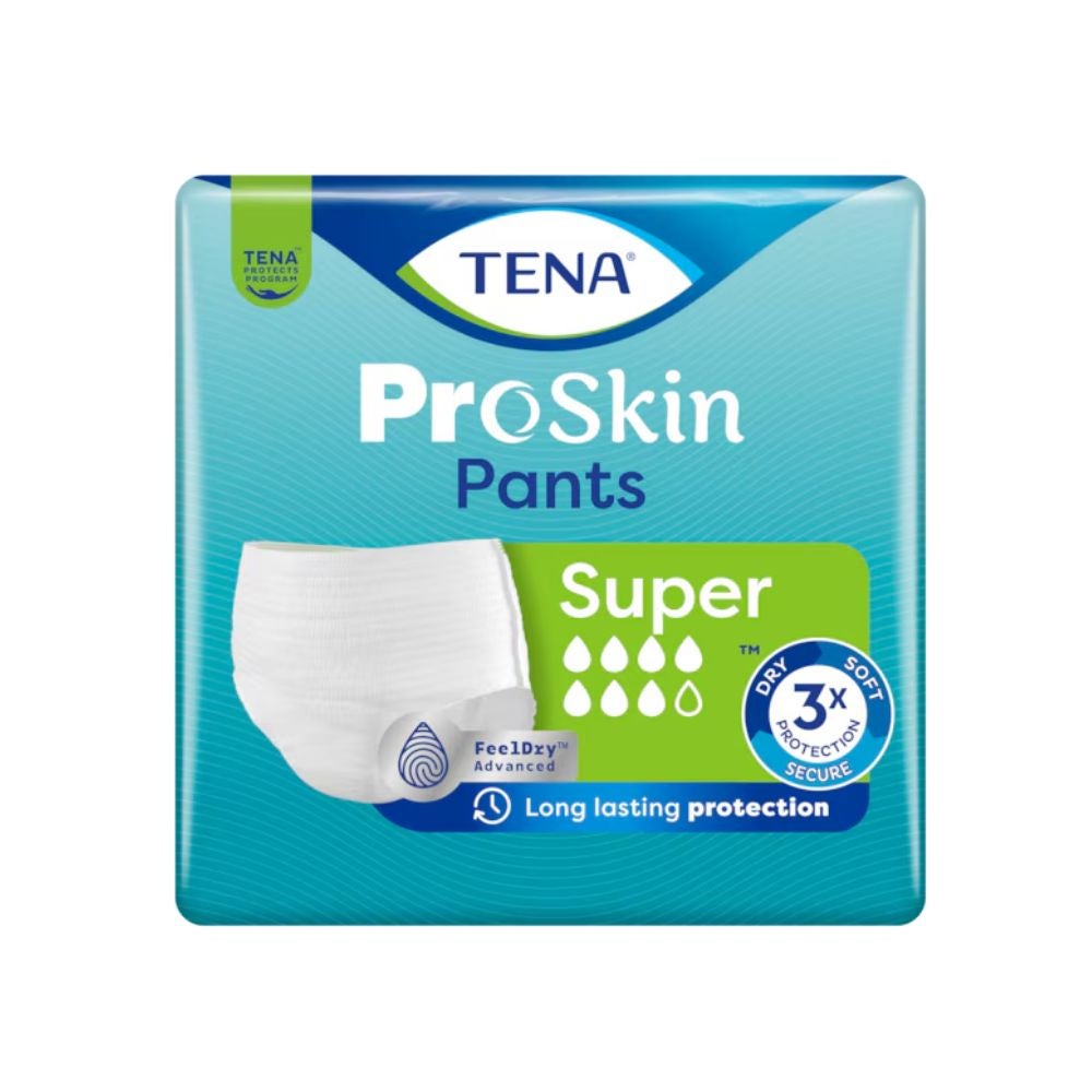 Tena ProSkin - Pants Super Mutandine Assorbenti Incontinenza Taglia M, 10 pants