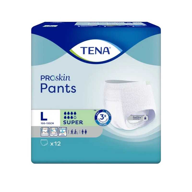 Tena Pants Slip Assorbente Super Taglia L 12 Pezzi