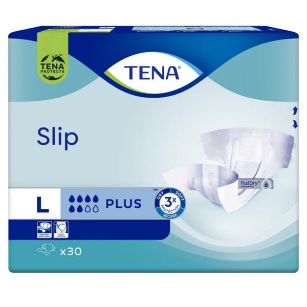Tena Slip Plus Mutandina XL 30 Pezzi Pannolino per Incontinenza