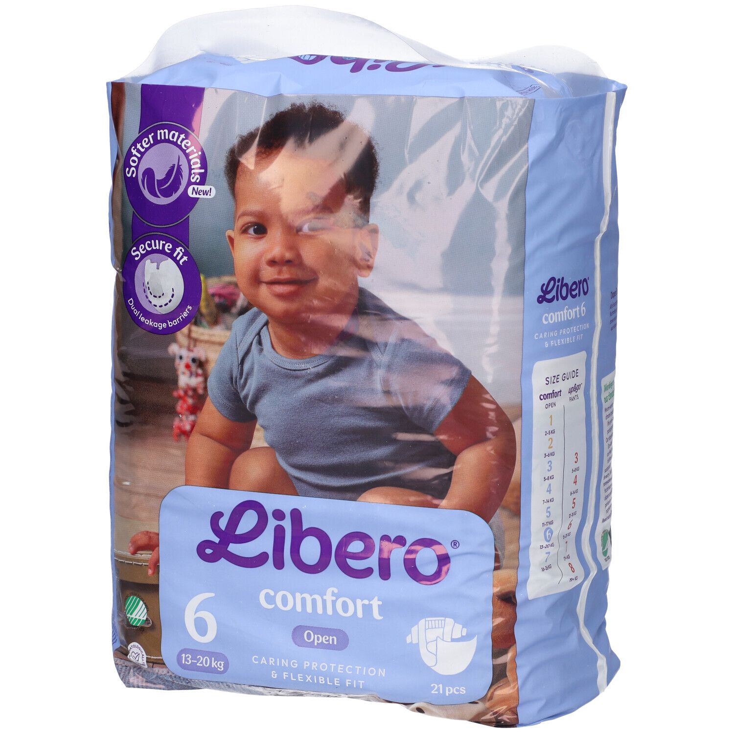 Essity Libero Comfort 6 - Pannolini per bambini da 13 a 20 kg, 21 pezzi — confronto prezzi