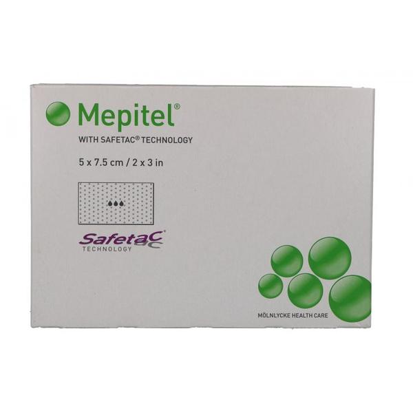 Mepitel Cerotto in Silicone 5 x 7,5 Centimetri 10 Pezzi - Medicazione Avanzata Non Aderente per Ferite e Ustioni